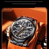 OUPINKE Watch Silicone Hollow Movement Waterproof Mechanical Watch Men's Watch