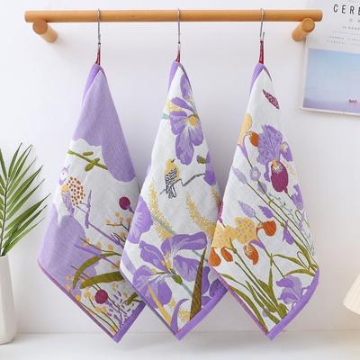 New 34x40cm Large Hand Towel Quick Dry Decorative Kitchen Towel 4 Layer Cotton Gauze Pure Cotton Dish Cloth Home Restaurant