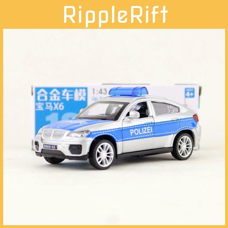 Police Alloy Simulation Car Model Children Toy For Collection Play And