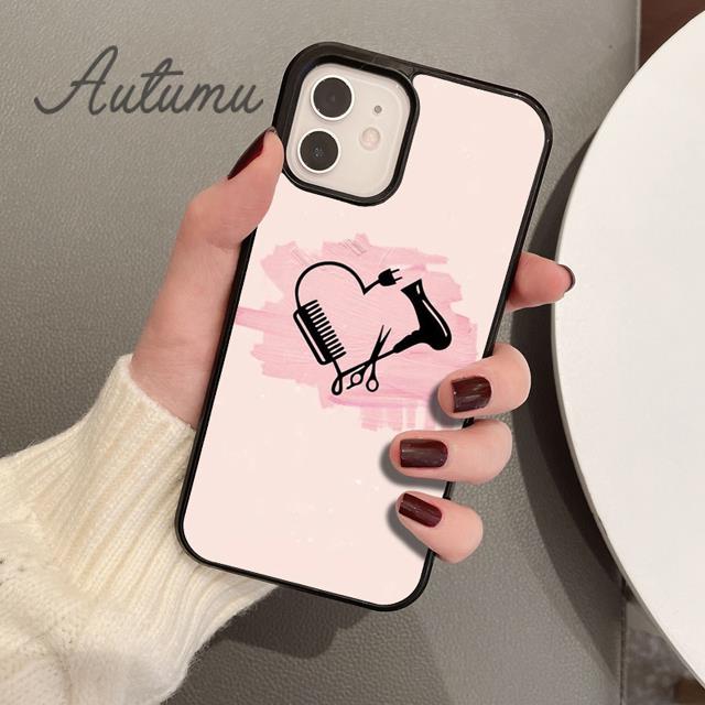 

Чехол для телефона с переключателем ножниц-стилиста для iPhone 11 12 13 14 Pro Max mini XR XS SE 2020 6S 7 8 Plus Galaxy S21 S22 iPhone 11pro max