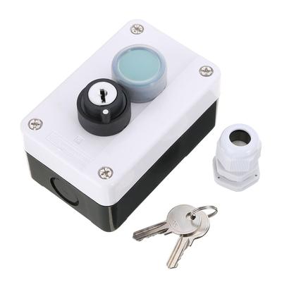 Wired ABS Weatherproof Push Button Switch W/ Keys for Automatic Gate Opener New