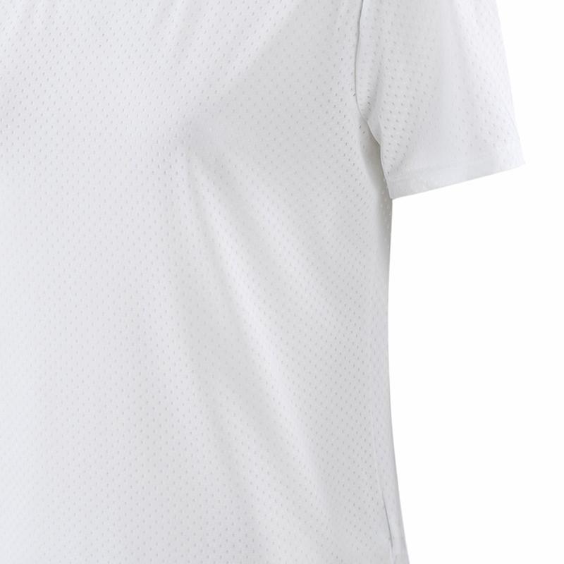 Nike Dri-Fit One Breathe Offener Rücken Rundhals Kurzarm T-Shirt Damen Tops Weiß DX0132-100