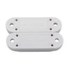 Versatile White Magnetic Door Catches Easy To Mount Door Retainer Magnetic Hatches Latches Pair for Caravans & Vessels