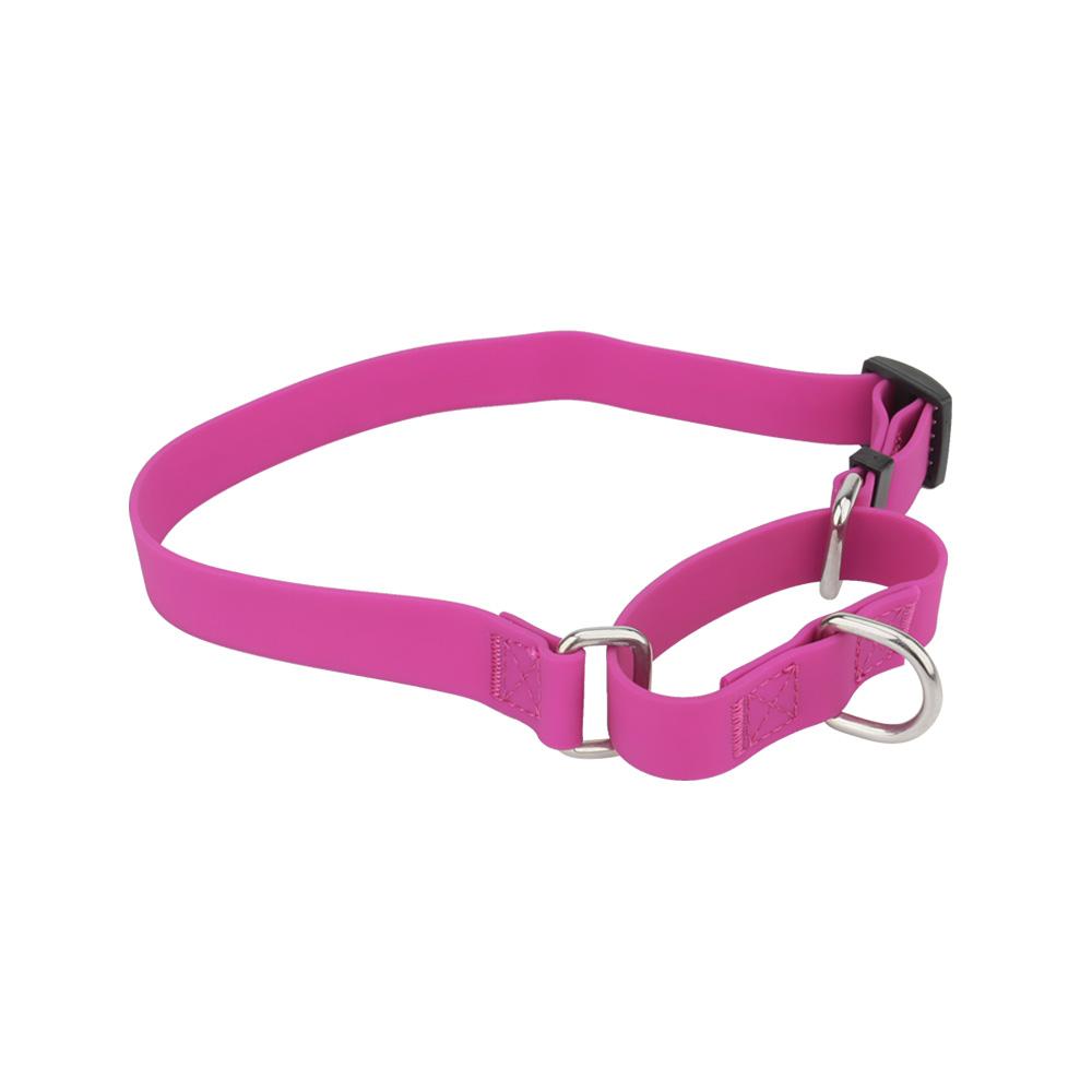 PVC Waterproof Dog Collar Nylon Comfort Pet Collar With Handle for Small Medium Large Dogs