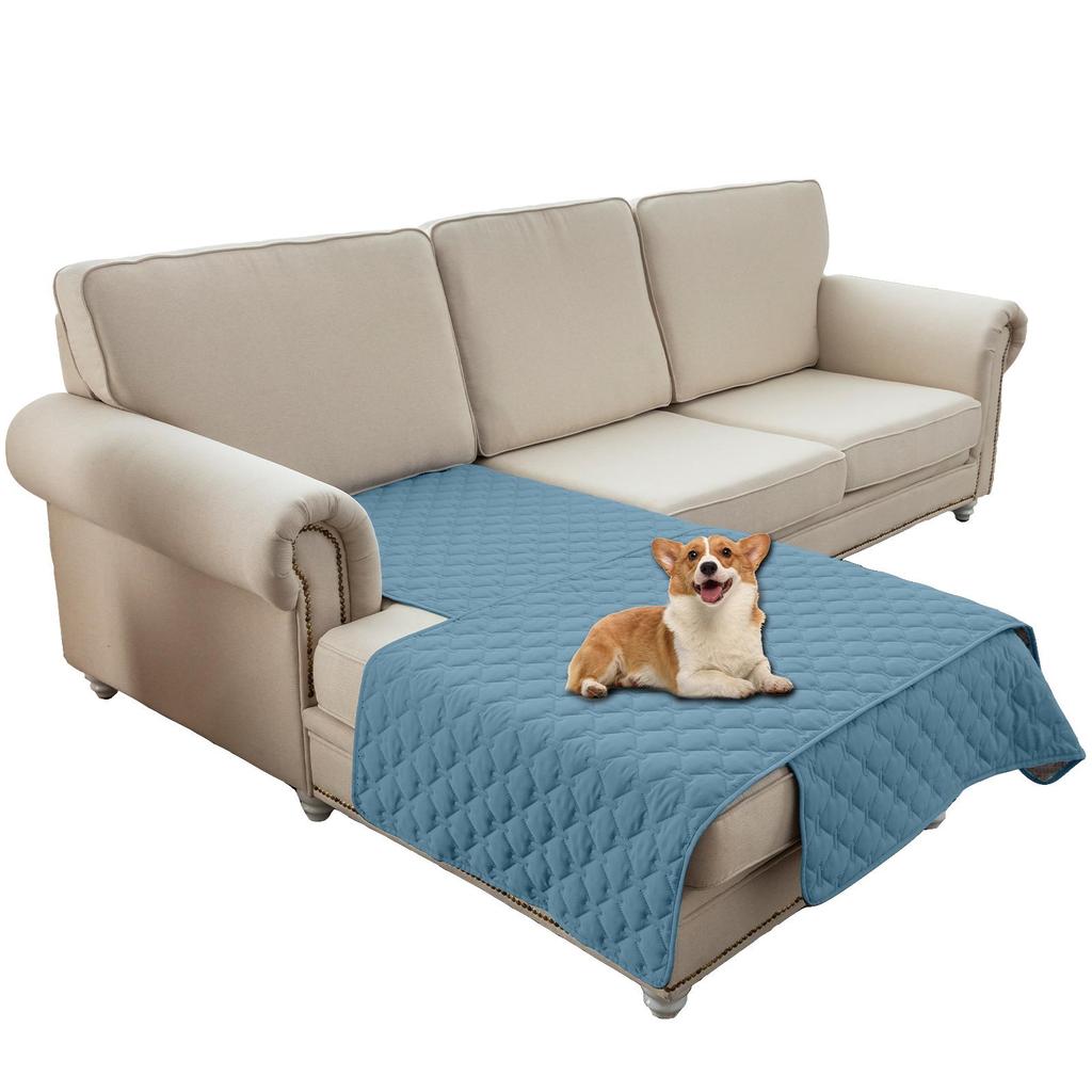 Waterproof Dog Bed Cover Pet Blanket for Bed Couch Sofa Reversible Sofa Slipcover L Shape Sofa Cover Sectional Couch Cover Chaise Loveseat Couch Cover
