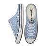 Converse Chuck Taylor All Star Comfortable and Versatile Rubber Sole Non-Slip Slide Sandals Women's Blue