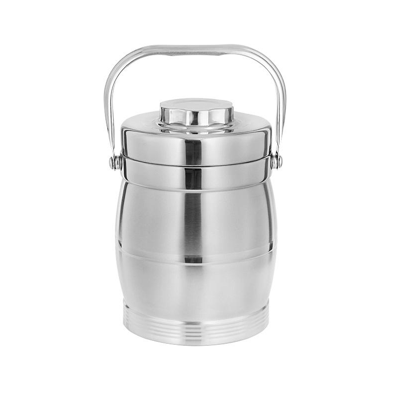 Stainless Steel Vacuum Insulated Lunch Box with Cutlery for Students and Office Workers