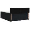 Box Spring Bed with Mattress Black 140 x 190 cm Fabric