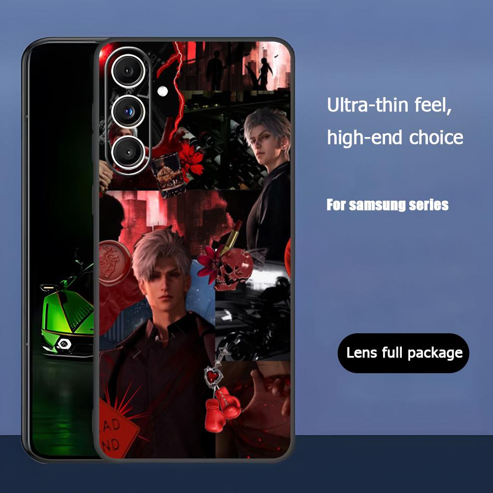 

Love and Deepspace Popular Game Phone Case For Samsung Galaxy S26 S25 S24 S23 S22 S21 Plus Ultra Note20 Soft Black Galaxy S24+