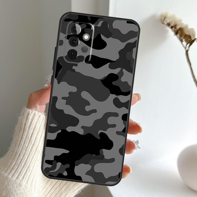 Militär Tarnmuster Hülle Für Samsung Galaxy A16 A26 A36 A56 A55 A35 A15 A54 A34 A14 A52 A32 A12 A13 A33 A53 A17