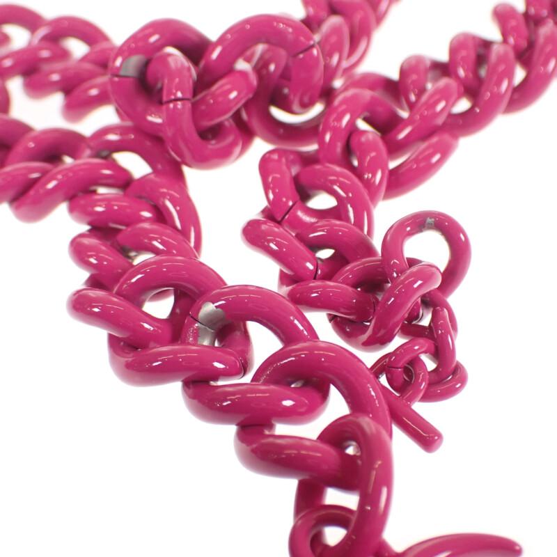 Gucci 699757 Shoulder Bag Fusha Pink Leather Women