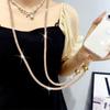 Pvc Phone Lanyard With Full Rhinestone Water Dazzling Crystal Beads For Women And Men