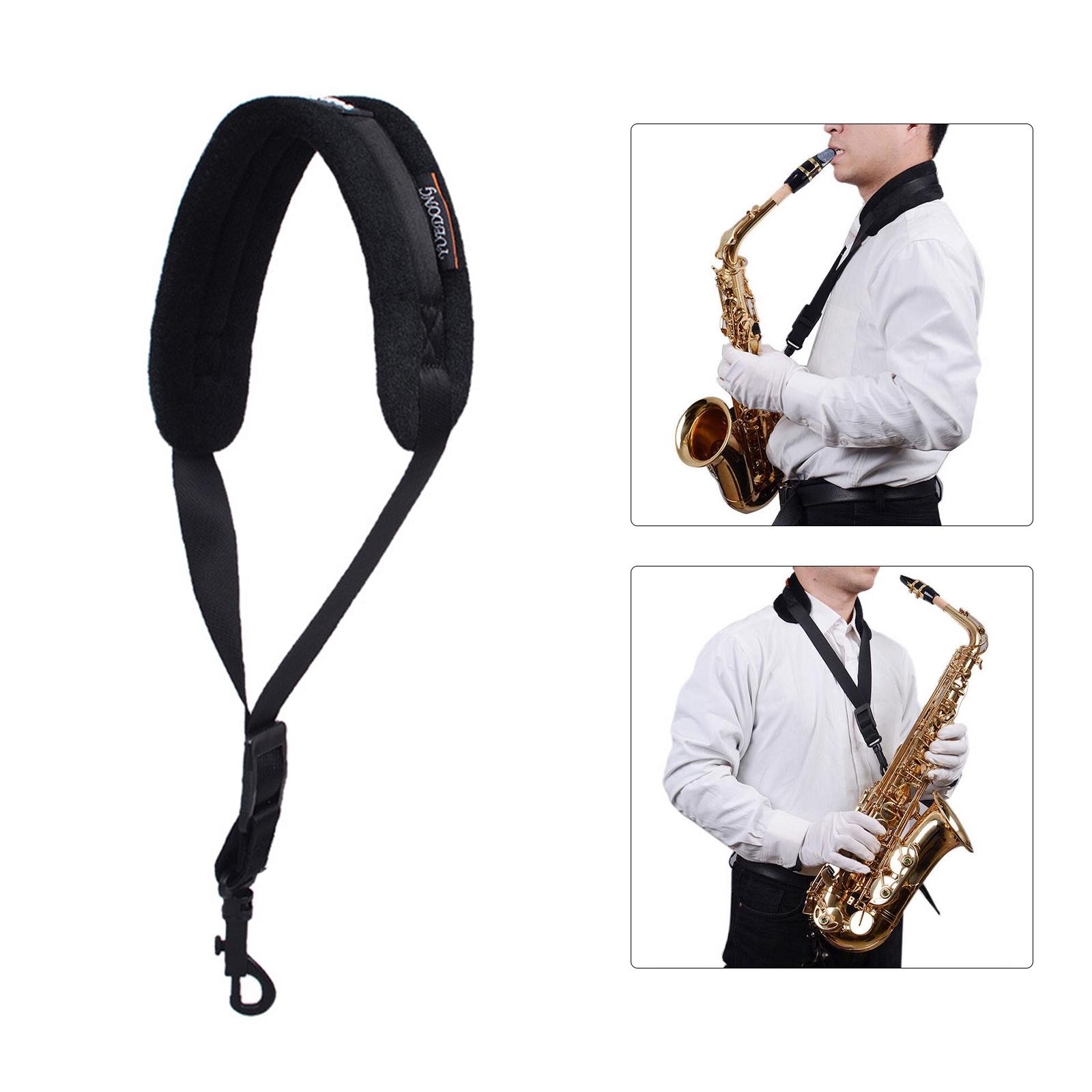 Padded Saxophone Neck Strap Clarinet Neck Strap Instrument Accessories for
