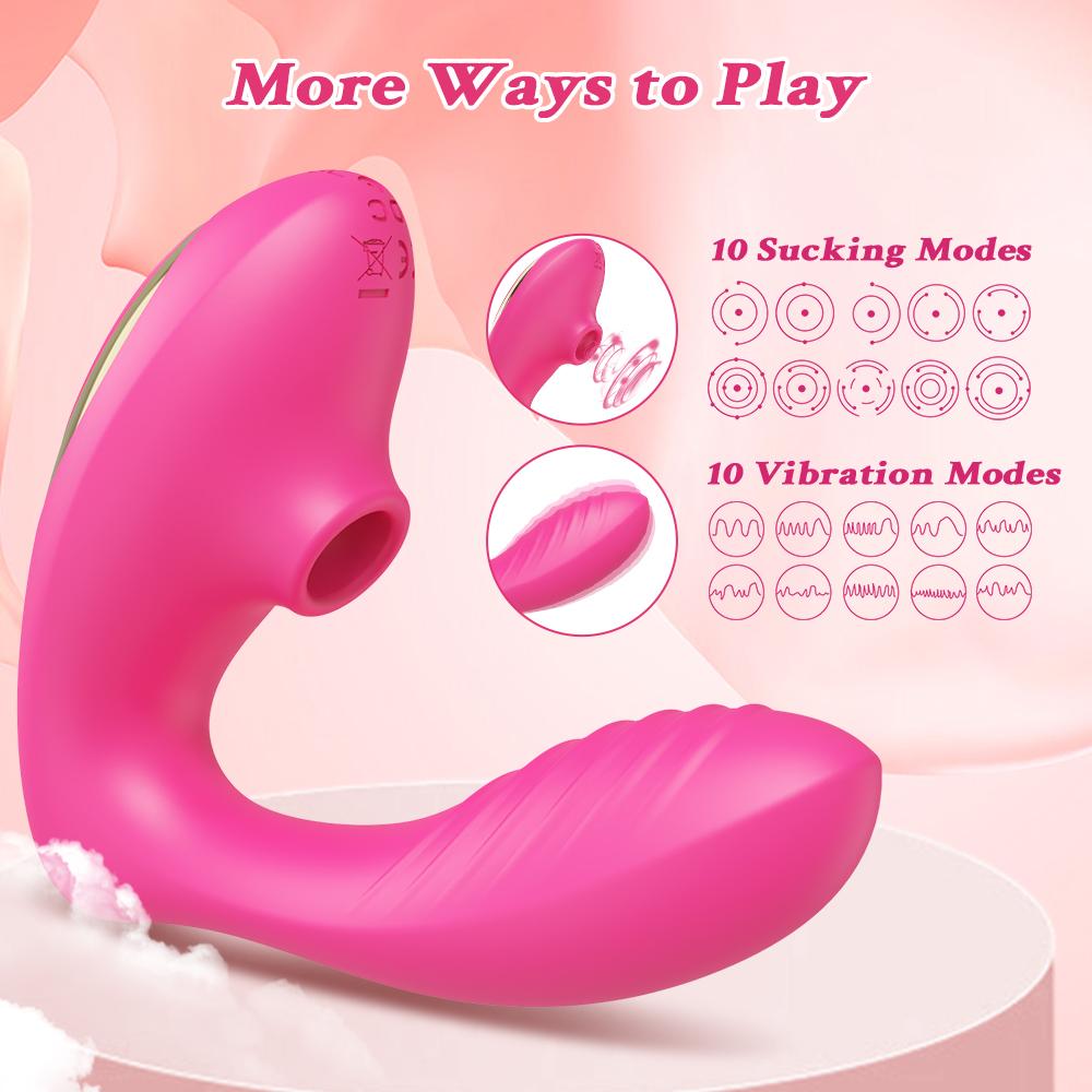 Leistungsstarker Saugvibrator Sexspielzeug für Frauen G-Punkt Oralsex Klitoris Klitorale Vagina Stimulator Sauger Erwachsenenprodukte 18+18+