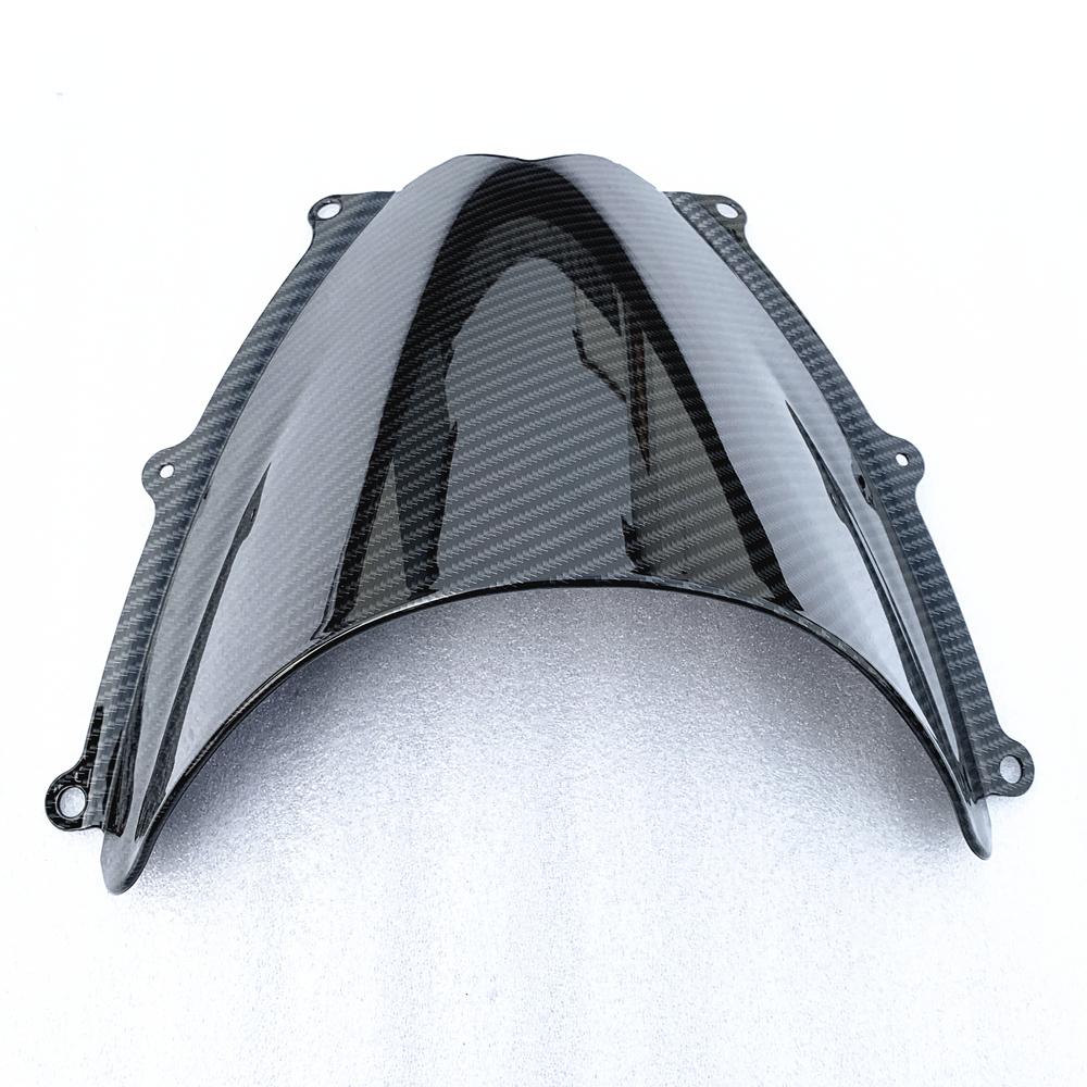 Carbon Fiber Painting Motorcycle Wind Deflectors Glass Windshield Windscreen For 2007 2008 Suzuki GSXR1000 GSXR 1000 K7