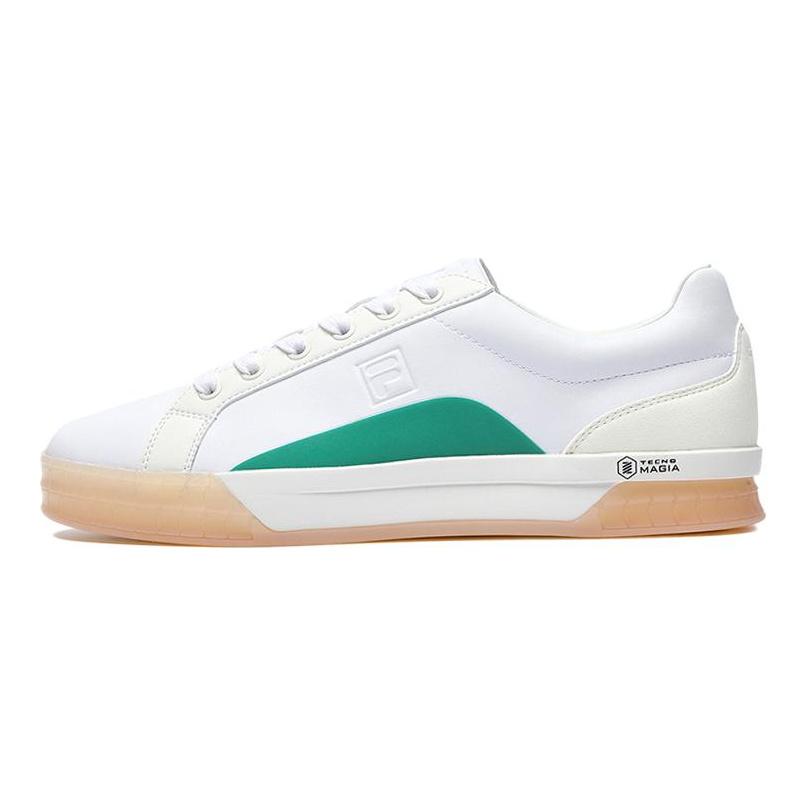 Fila ACE Low Top Skateboard Shoes Men's White Green F12M221206FWS