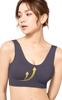 Night Daytime Use Grayish [Bambi Water] Bra, Set-up Possible, 24-hour Use, Non-wired Bra, (3L, Navy)