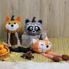 Stuffed Pumpkin Doll with Dangling Legs Thanksgiving Stuffed Toy Multiple Color Desk Home Figures Display Decorations