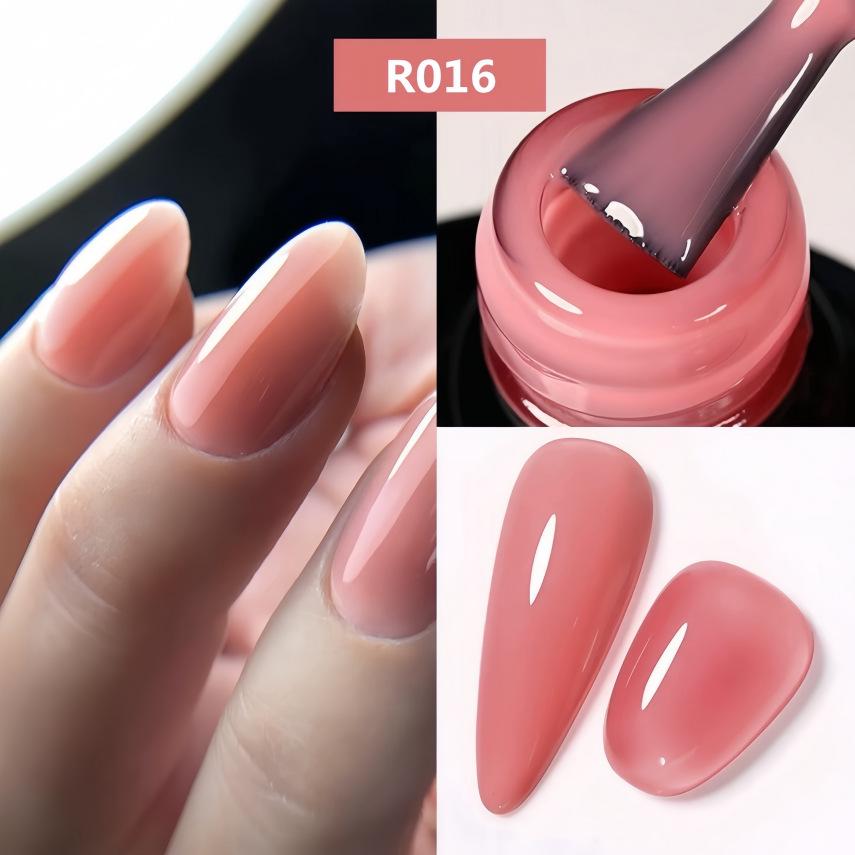 Translucent Nude Nail Art Gel Polish Set