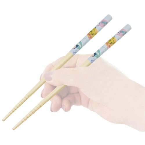 Skater ANT4-A Bamboo Safety Chopsticks, 21cm, Colorful Pokemon Design