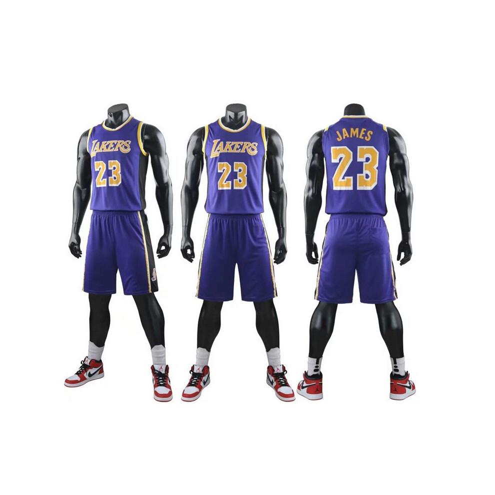 (Fialová, 24) James dres č.. Dětská basketbalová sada Lakers 23