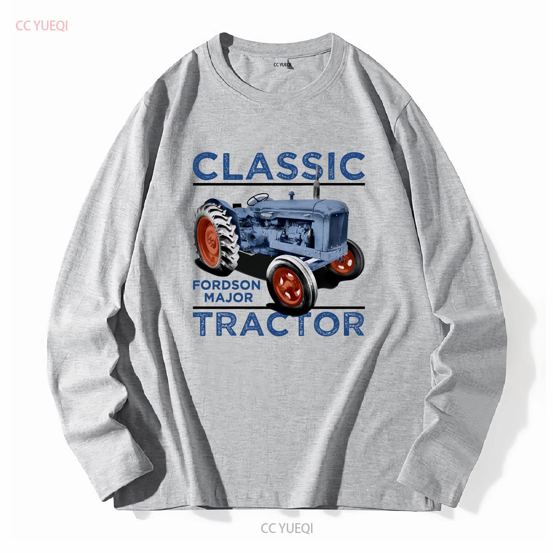 ZheXiong TEE Klassieke Tractoren Fordson Major Ge&iuml;nspireerd Retro T-shirt vintage Gewassen Casual designer kleding homme Comfortabel Ademend M