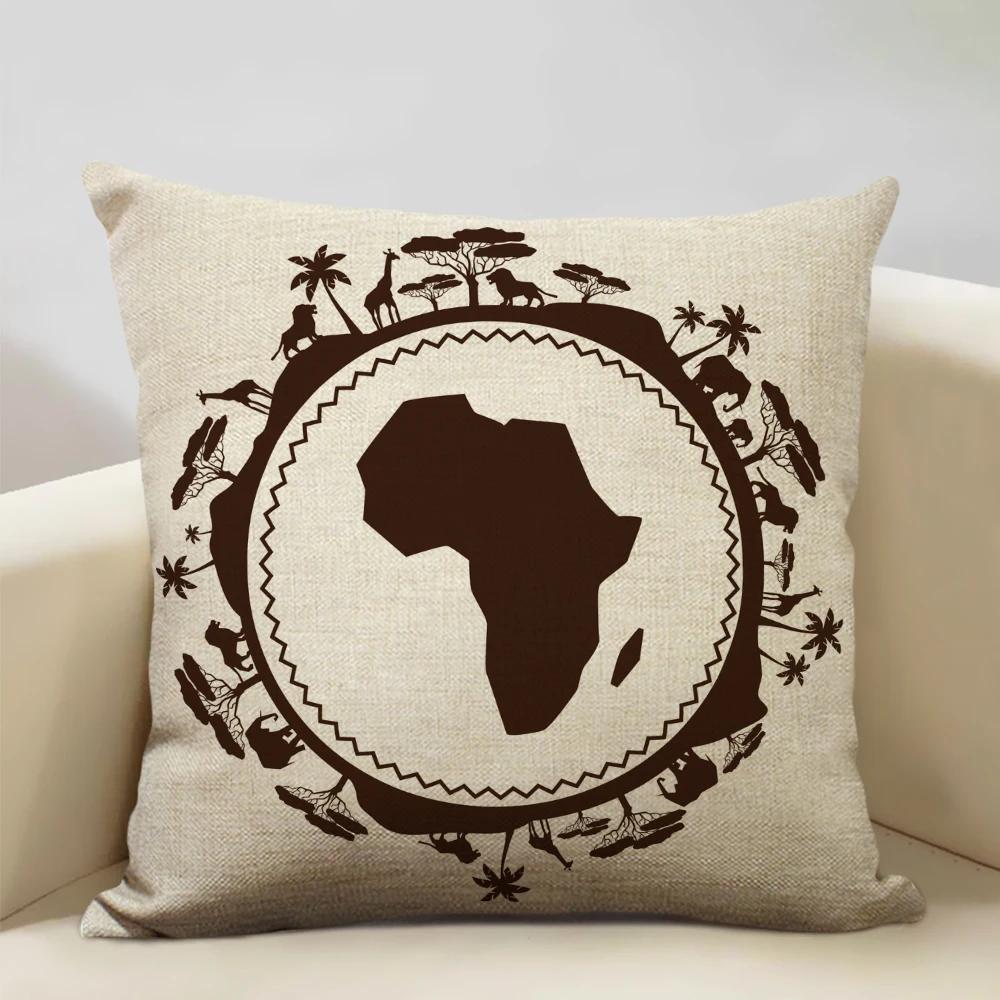 Ethnic Tribe Decorative Throw Pillow Case African Pattern Cushion Cover Home Sofa Decor Pillowcase Universal in All Seasons