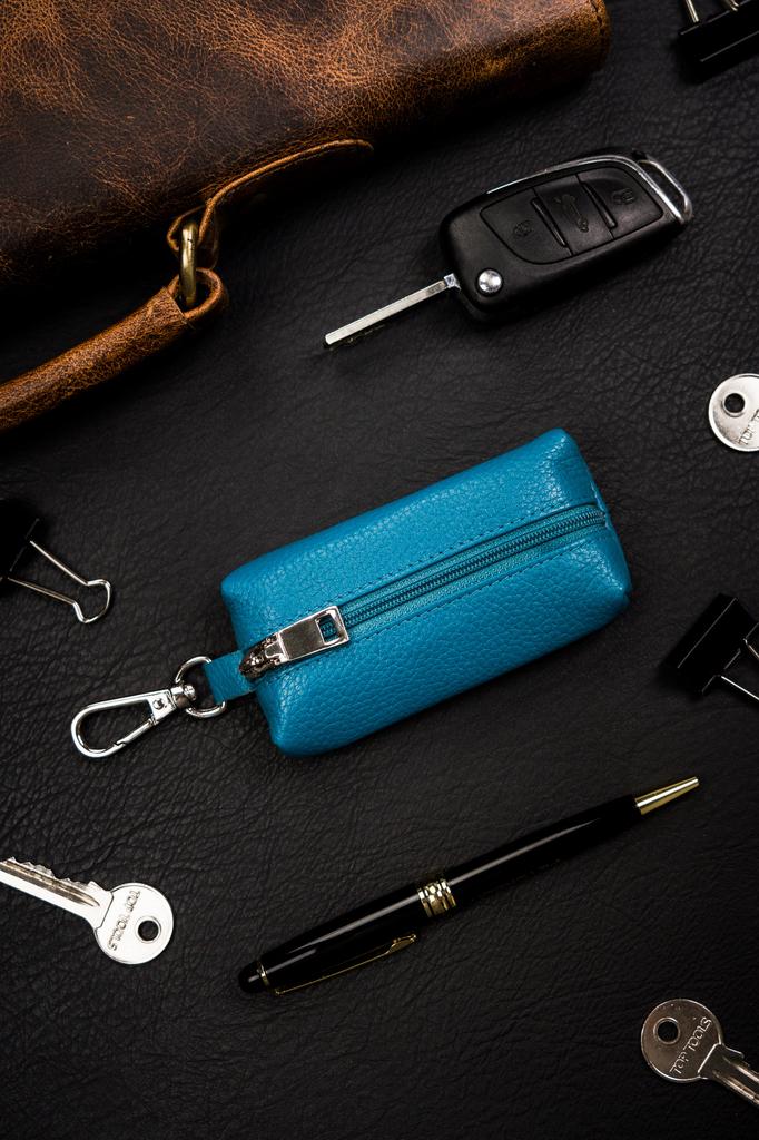 Leather Key Case SKL-011A-NDM-1816 Turquise