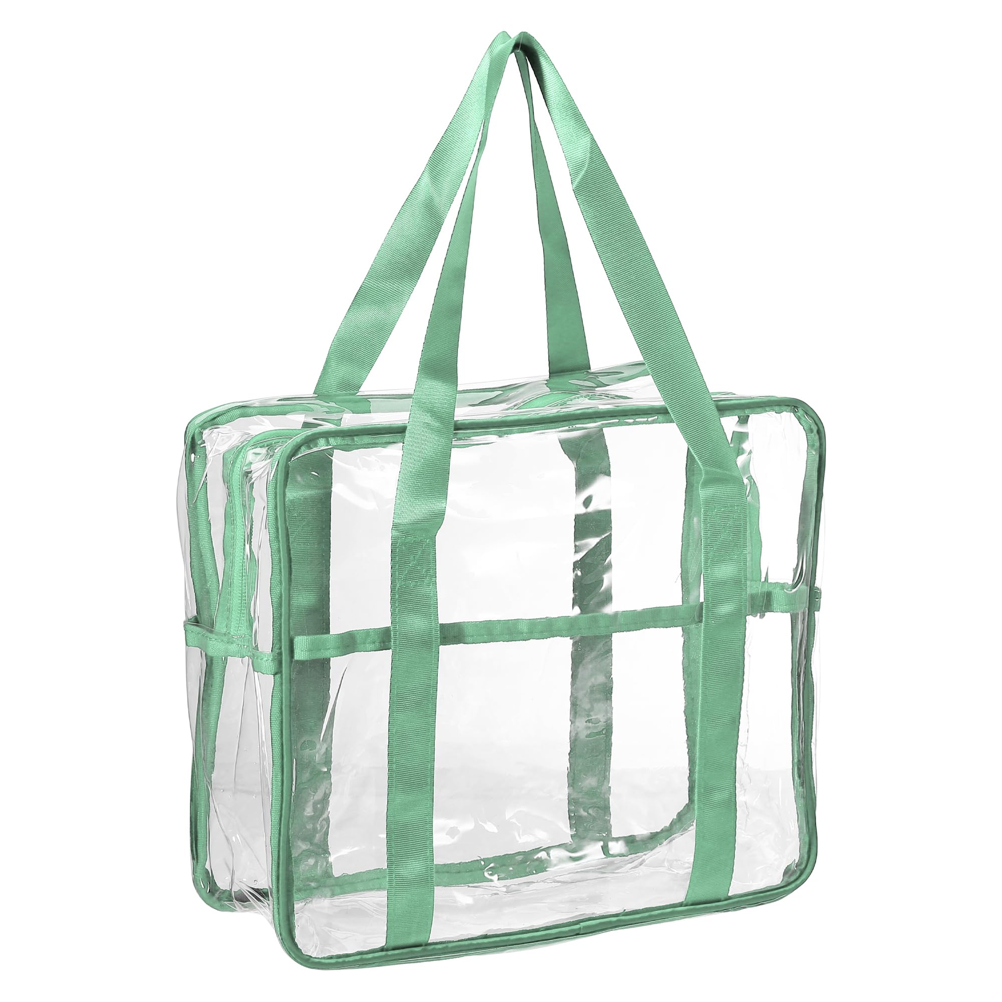 

VOCOSTE Водонепроницаемая косметичка EVA на молнии, прозрачная, портативная, для туалетных принадлежностей, для зеленой косметички, косметички, путешествий, 31x28x10.5см, зелёный