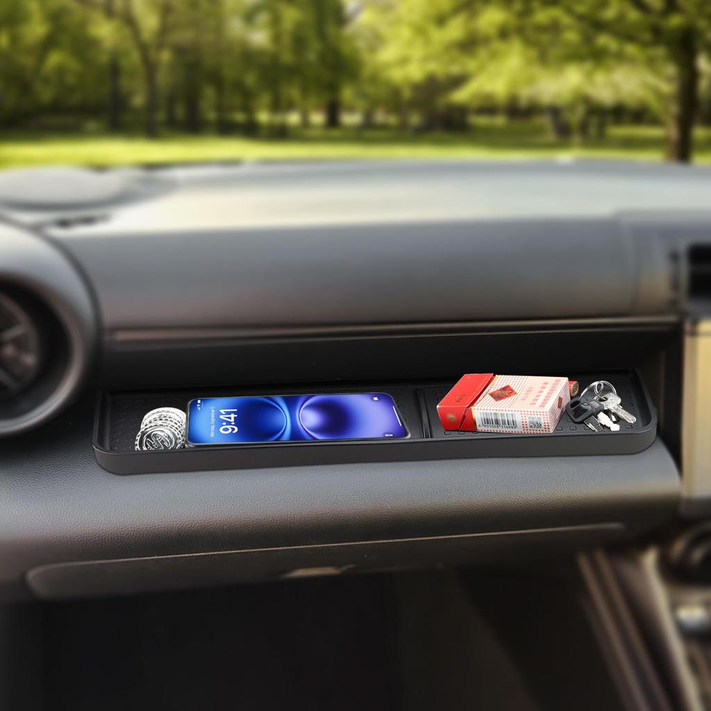 Auovo Toyota GR86 ZN8 and Subaru BRZ ZD8 Dedicated Tray Car Storage Box Interior Parts Passenger Side Tray External Console Box Small Item Organizer