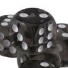 10pcs 16mm Acrylic Dice Black Clear 6 Sided Dice Casino Poker Game Bar Party Dice Children Board Game Toy