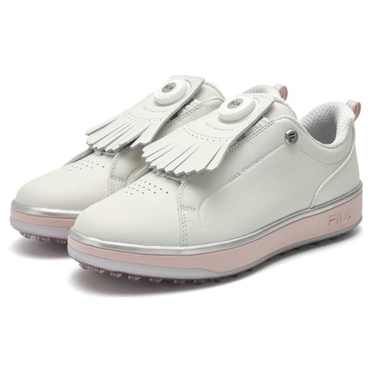 New FILA GF 1911 Trainer Cushioning Wear Resistant Low Top Golf Shoes Women's White A12W411705FBB