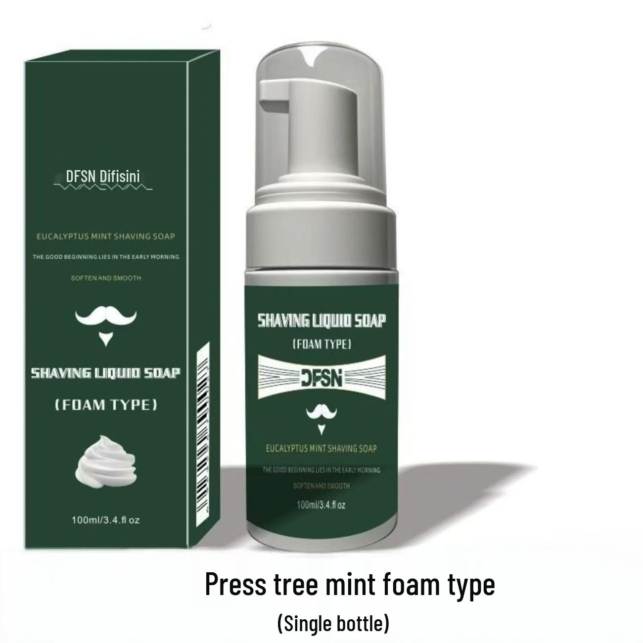 Difeisni 100 г Жидкое мыло для бритья: Натуральный, Смягчающий и Увлажняющий для бороды