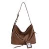 A Retro Casual Single-shoulder Crossbody Bag for Commuting To Work, A Soft Leather Large-capacity, Relaxed Tote Bag