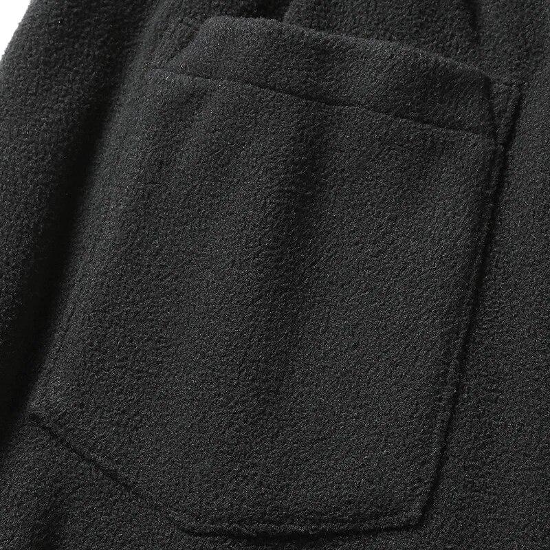 Зимние теплые утепленные спортивные штаны — фото 10