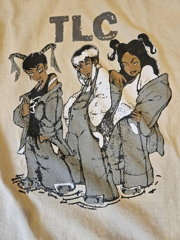 HOT! TLC Band White Cotton All size S-5XL T-Shirt HN119 Unisex T-Shirt L