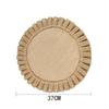 6/4pcs Jute Woven Placemat Nordic Style Dining Mat Environment Protection Jute Linen Insulation Home Dining Table Decoration Mat