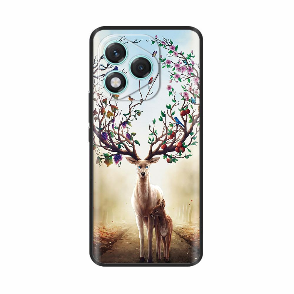 Honor 400 Lite Hülle, Luxus-Handyhülle für Honor 400 Lite, Stoßfeste Schutzhülle aus weichem Silikon, Rückseite