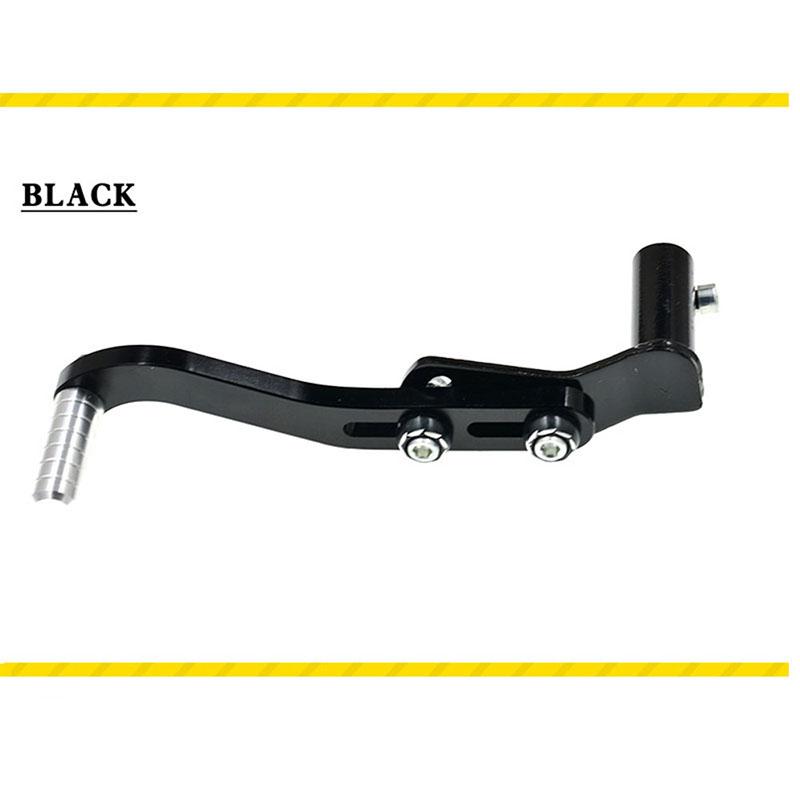 Adjustable length Motorcycle CNC Folding Aluminum Gear Shift Lever Off Road ATV Motorbike Gear Change Lever Refit Shifter Rod чёрный