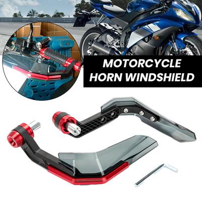 1 paire de protège-mains de moto avec pare-brise CNC en aluminium universel, protège-mains de guidon de 22MM, accessoires de Modification de Scooter de moto hors route