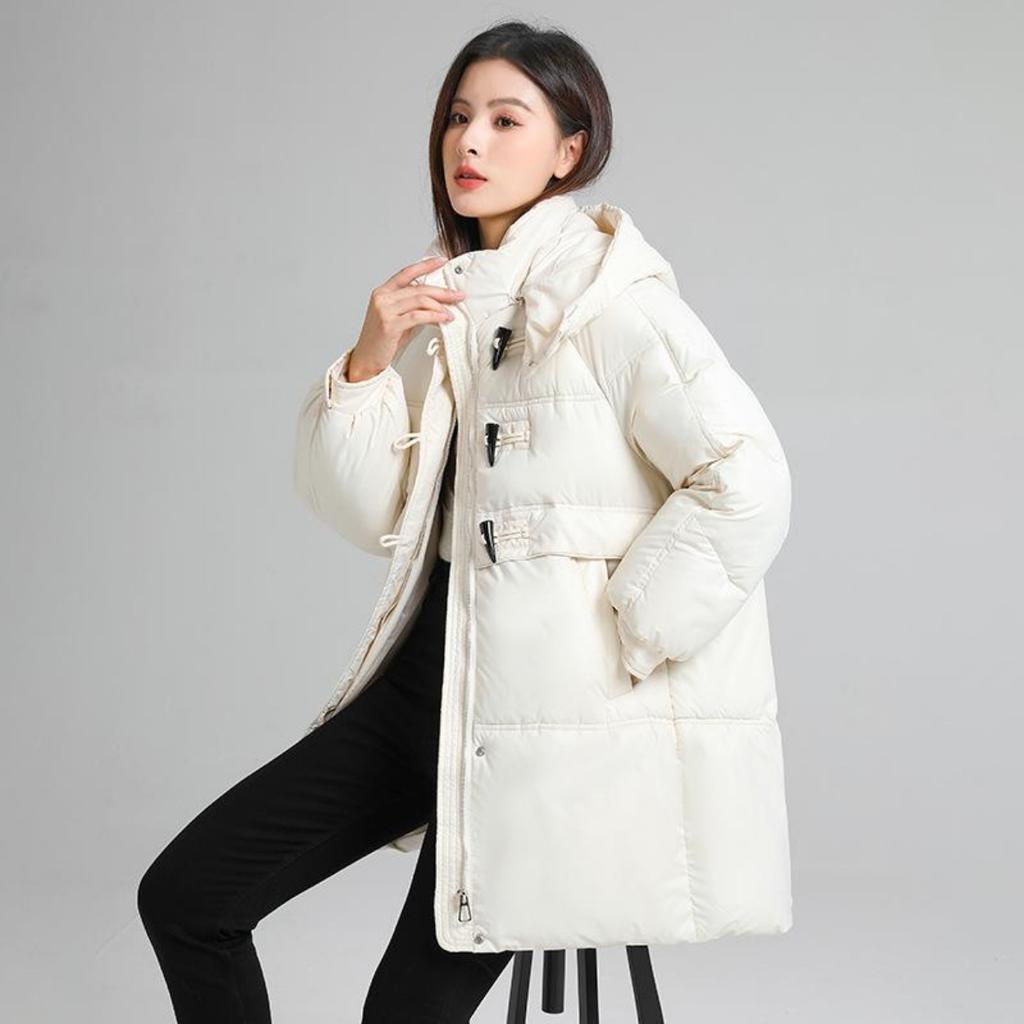 Cotton Jacket Female Winter Hooded Long Padded Warm Jacket Windproof Casual Women's Clothes Thickened Winter Women's Jacket