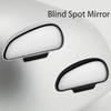 Car Blind Spot Reversing Parking Auxiliary Mirror Waterproof High Defination Glass Convex Rearview Wide Angle Adjustable