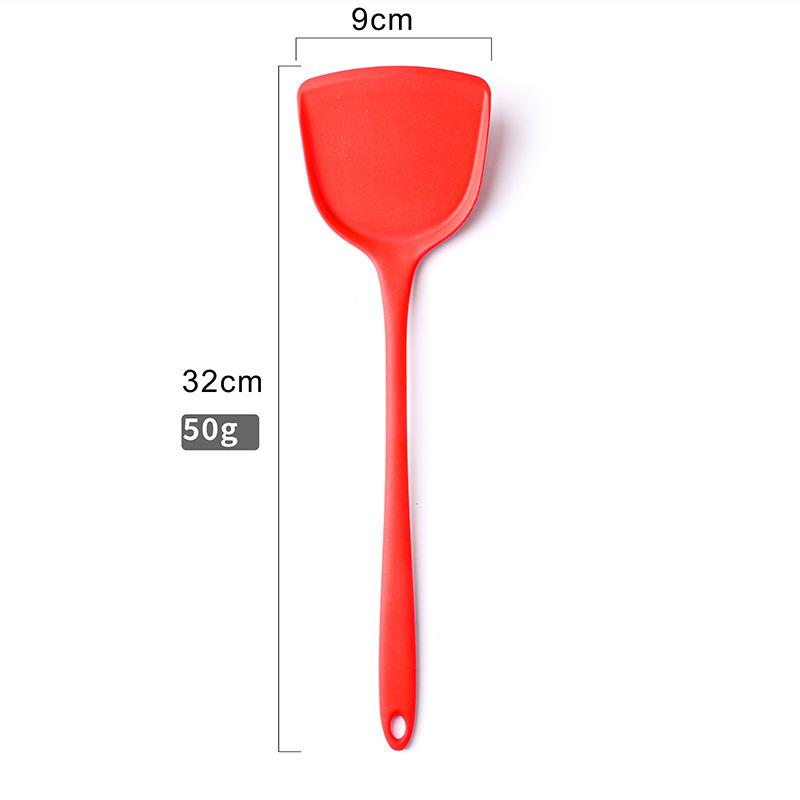 

Silicone Soup Spoon 8pcs Set,Non Stick Pot Lo Mein Scoop, High Temperature Resistant Leak Scoop Kitchen Set Cooking Accessories