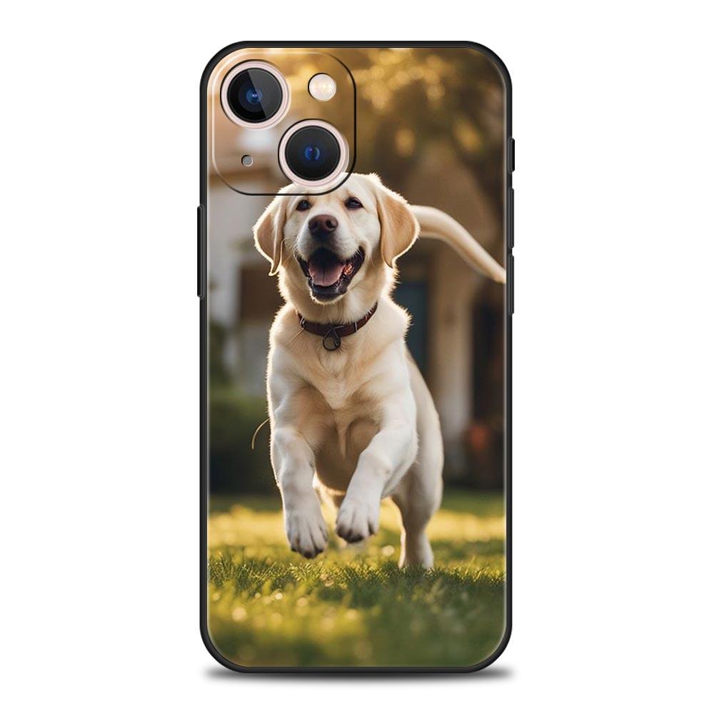 Labrador Golden Retriever hund Lyxigt Telefonfodral För Apple iPhone 16 11 15 14 Pro MAX 12 13 7 8 Plus X XR XS SE Silikonfodral