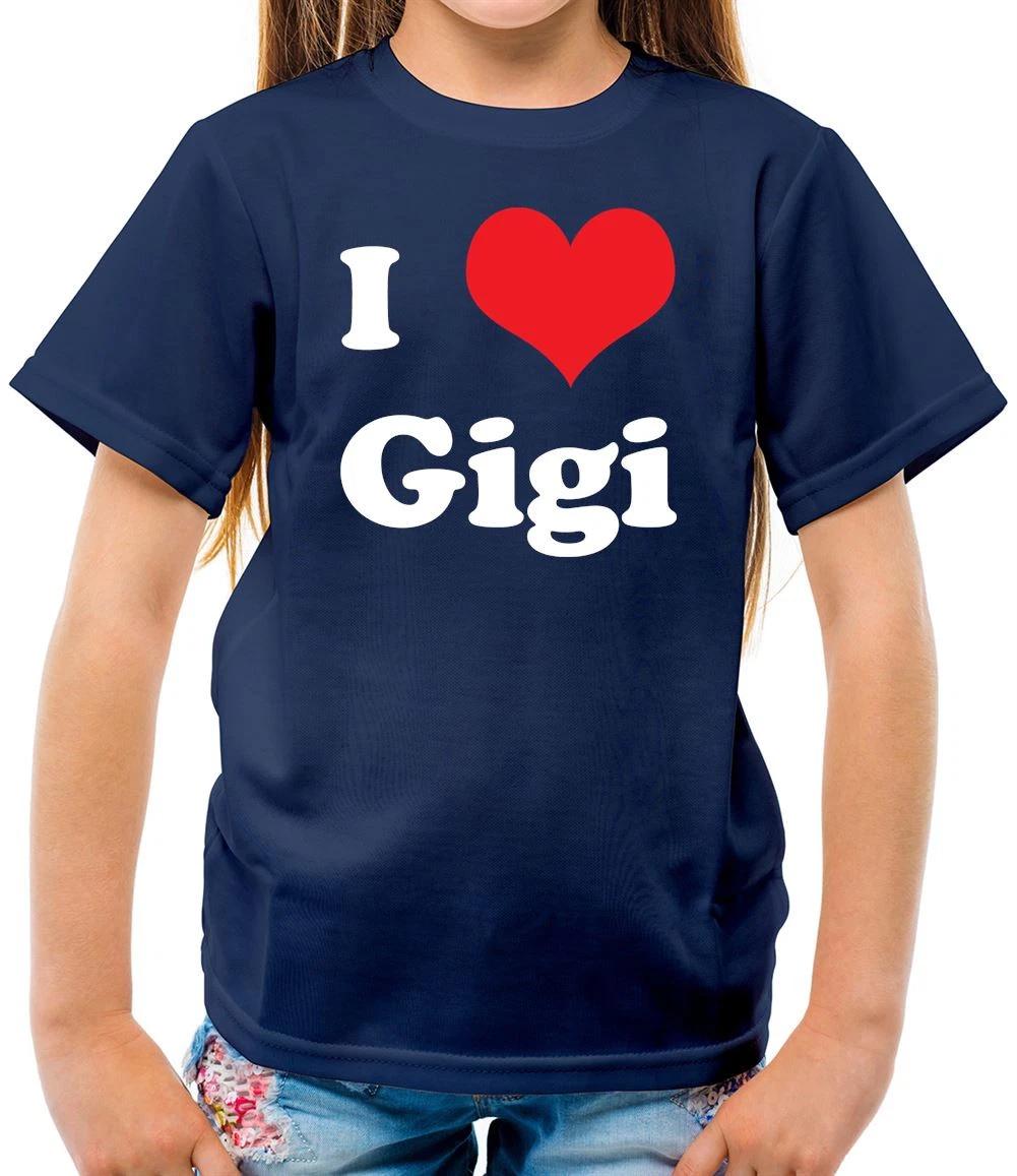 I Love Gigi - Kids T-Shirt - Singer Song Love Fan Sailor Song Perez Gift 100