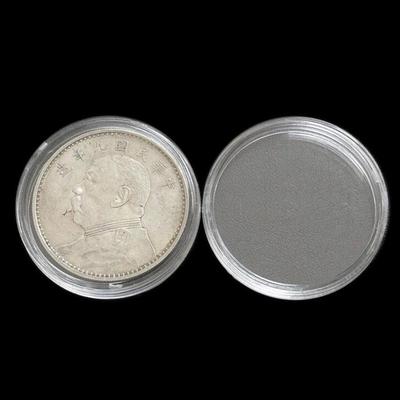 10Pcs 40Mm Applied Clear Round Cases Coin Storage Capsules Holder Round Plastic