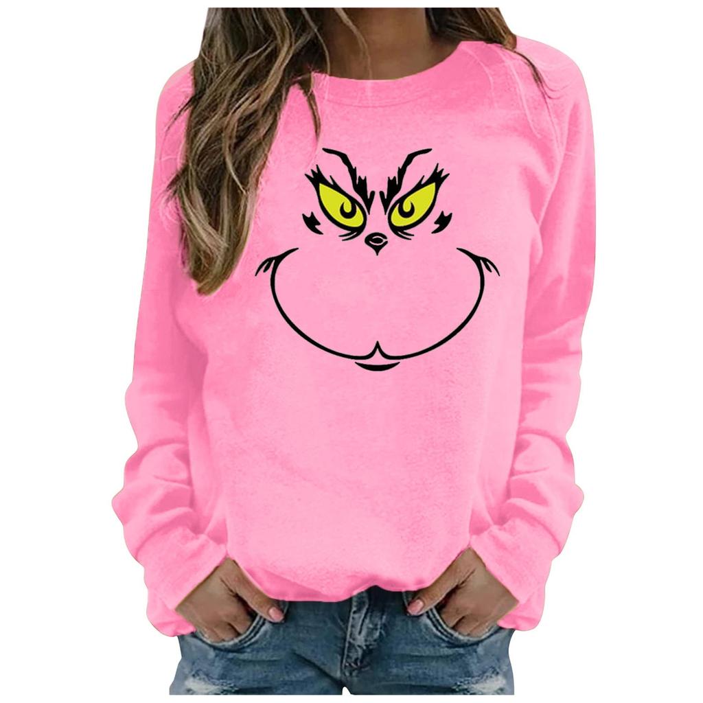 Doamnelor Toamnă Și Iarnă De bază Versatil Casual Largi Moda Imprimat Top cu mânecă lungă