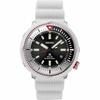 Prospex Solar Diver SNE545 Men's Analog Watch, Black and White, Tuna Can Design, Overseas Model