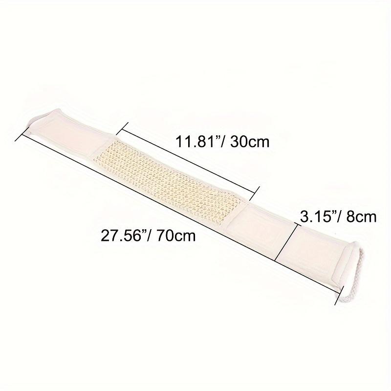 3pcs Exfoliating Scrubber Strap Bath Towel Dual-Sided Soft Microfiber Terry Cloth Bath Sponge For Shower Spa Body Skin Cleansing Tool Body Massage