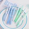 4pcs Experience Nature Gel Ink Pens Set, Forest Deer & Sea Whale Design Silent Structure 0.5mm Ballpoint Black Color
